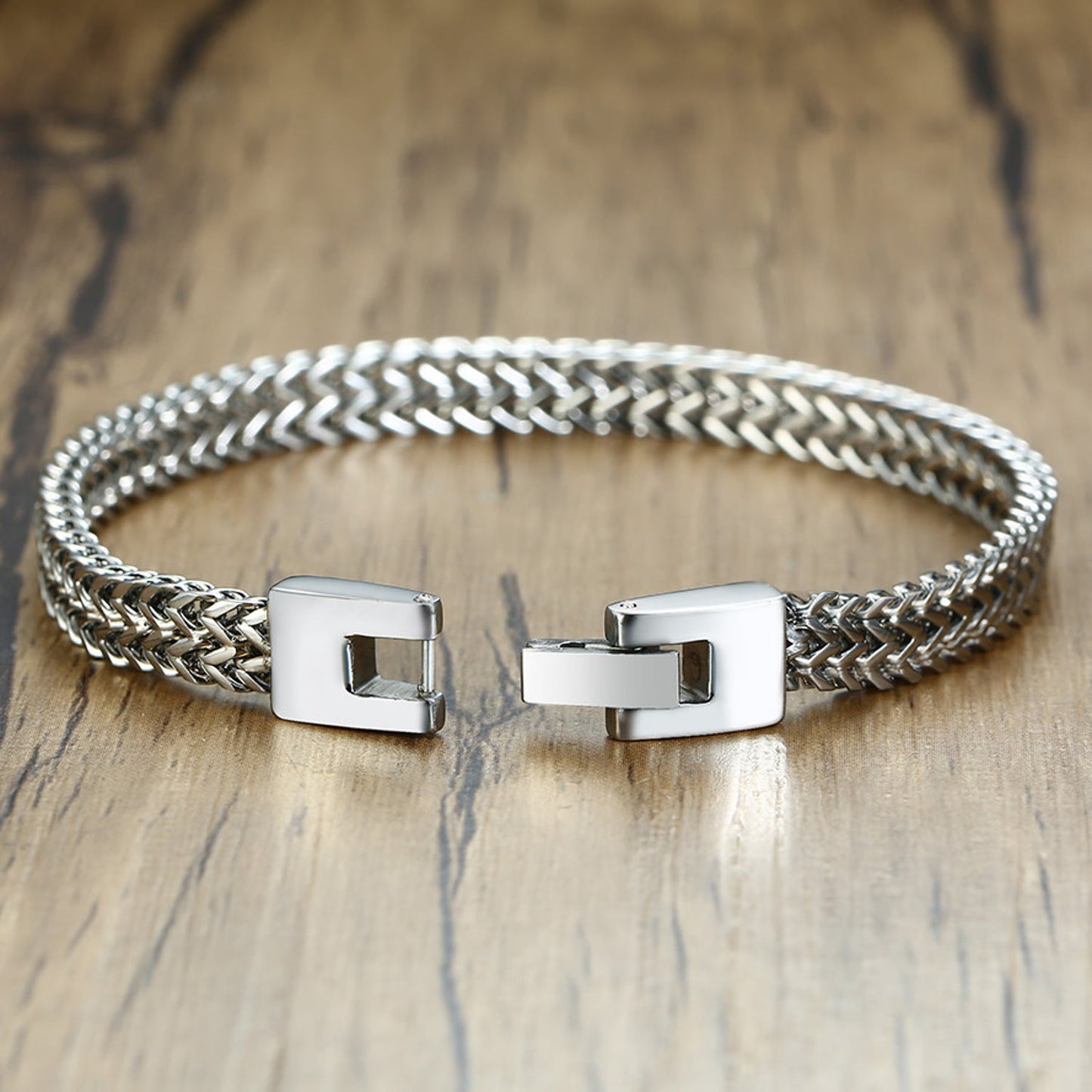 Armband Herren Edelstahl Gold, Silber, Schwarz od. Grau KARMA