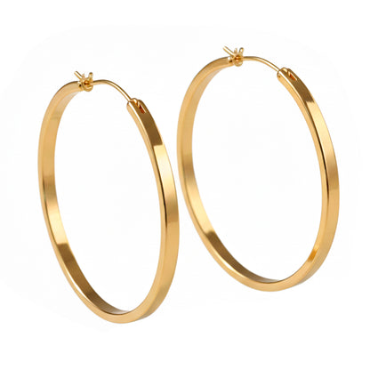 Creolen 5 cm Gold Damen Damenohrringe