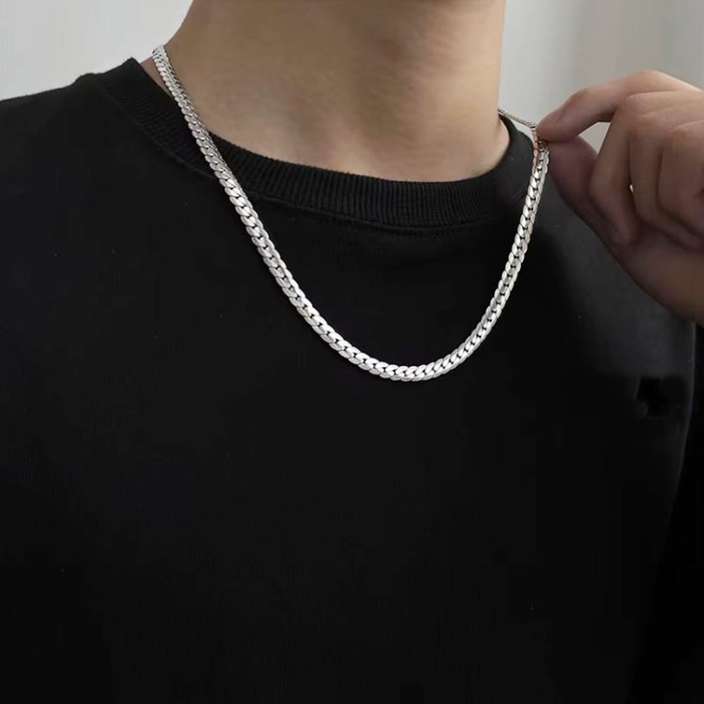 Schlangenkette Herren 50, 55 oder 60 cm Kette Herren KARMA