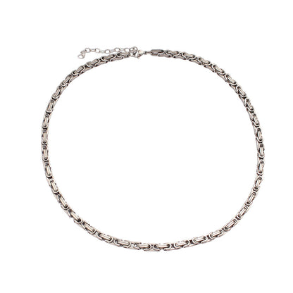 Königskette Damen Edelstahl 6mm Karma