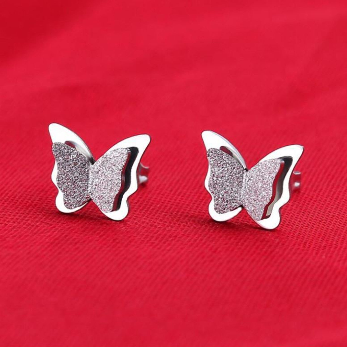 Schmuckset Schmetterlinge Gold od. Silber Karma