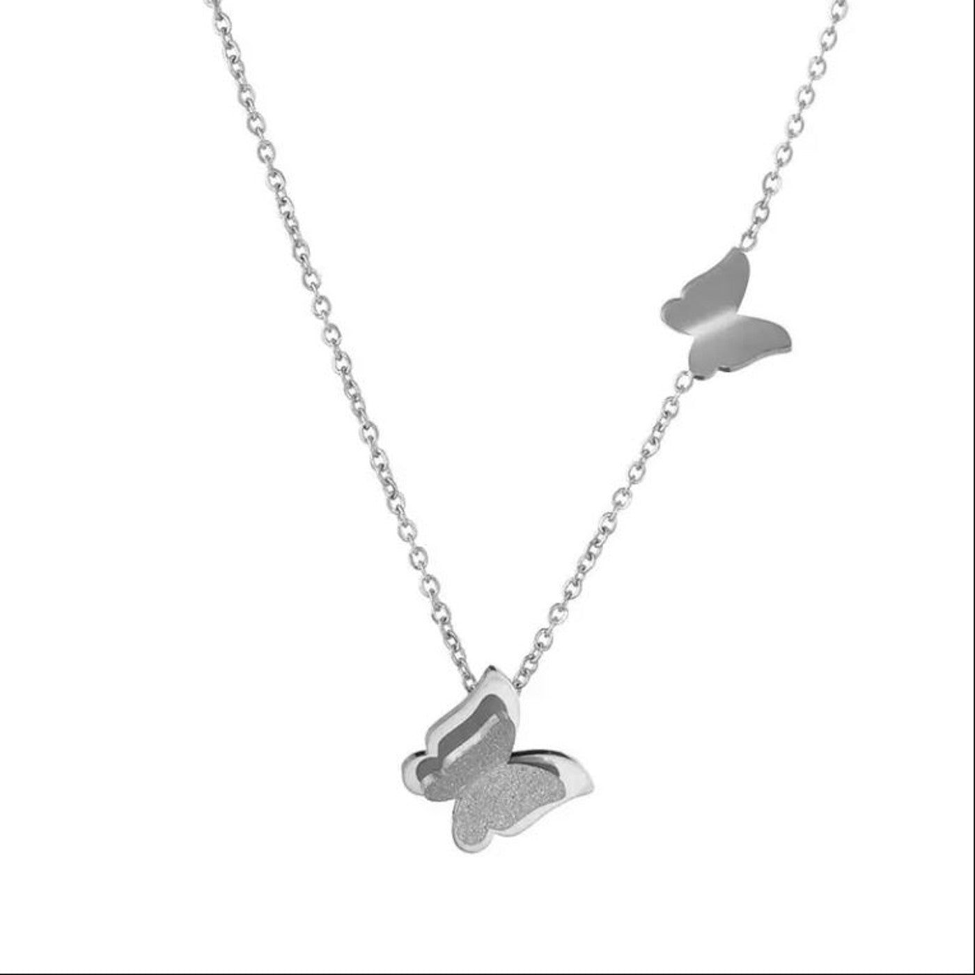 Schmuckset Schmetterlinge Gold od. Silber Karma