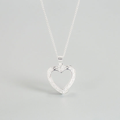 Halskette mit Herzanhänger Silber 925 KARMA