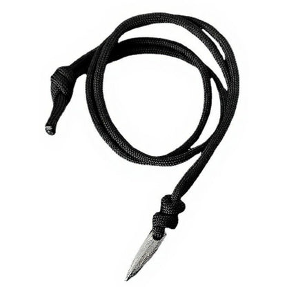 Kette mit Anhänger Schwarz Silber KARMA