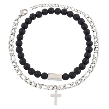 Armbandset Herren Edelstahl KARMA