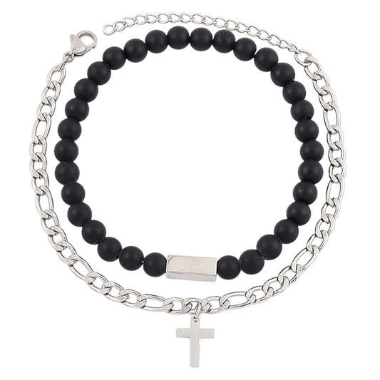 Armbandset Herren Edelstahl KARMA