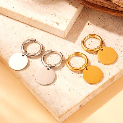 Ohrringe Coins gold oder Silber Karma