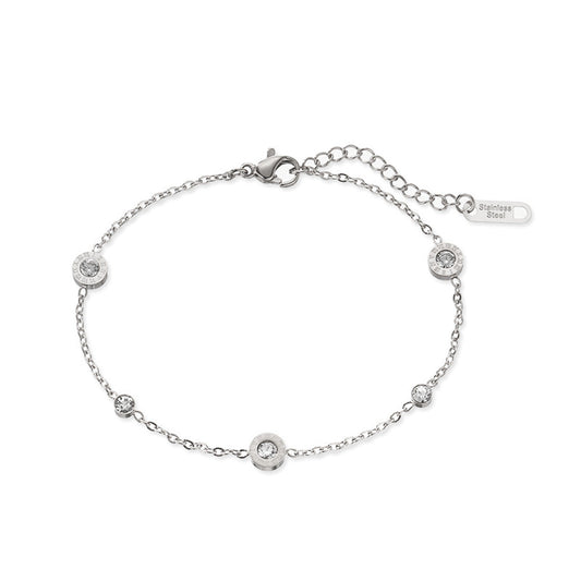 Armband mit Kristall Gold oder Silber KARMA