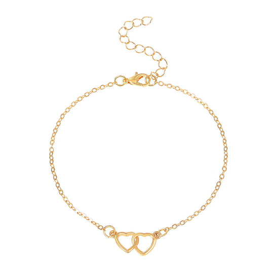 Fußkettchen Gold mit Herz KARMA