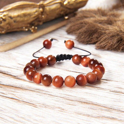 Armband Tigerauge Orange KARMA