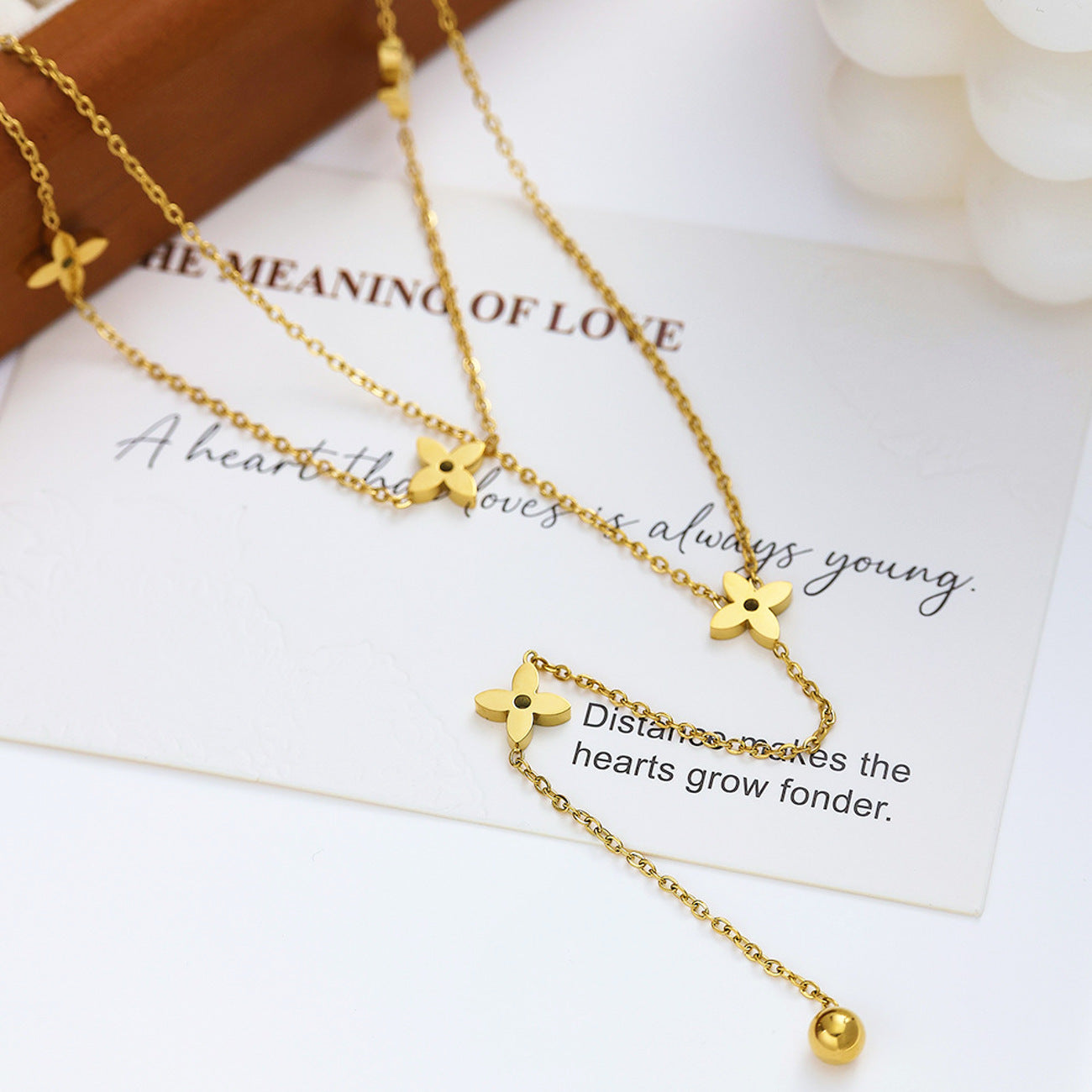 Layeringkette Sterne Silber oder Gold KARMA