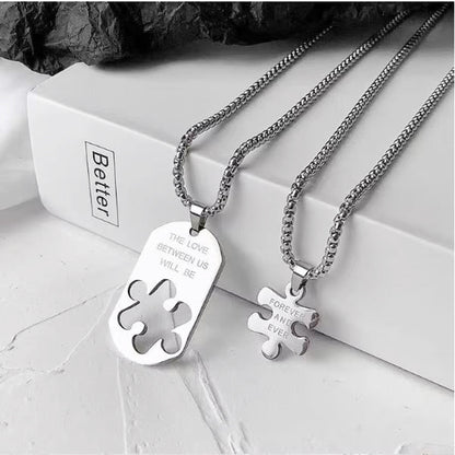 Partnerketten Herz Puzzle silber KARMA