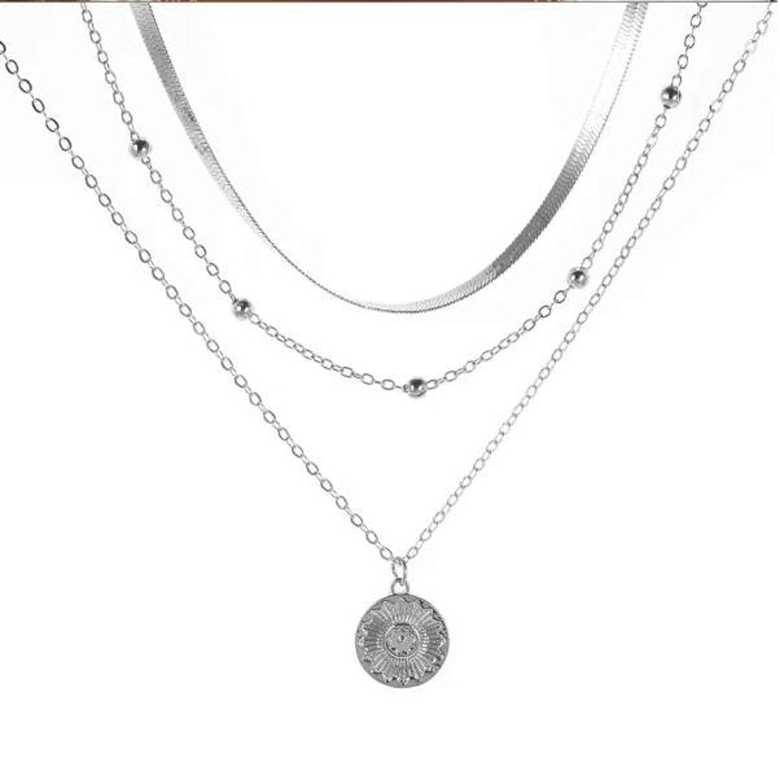 Damenkette Layer Silber KARMA