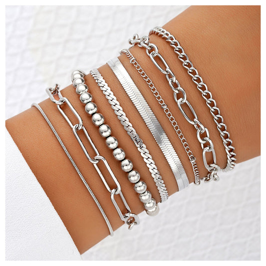 Schmuckset Armbandset Gold oder Silber KARMA