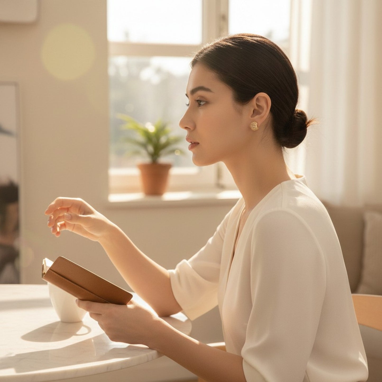 Halb-Creolen vergoldet Zirkone Damencreolen wasserfest hypoallergen