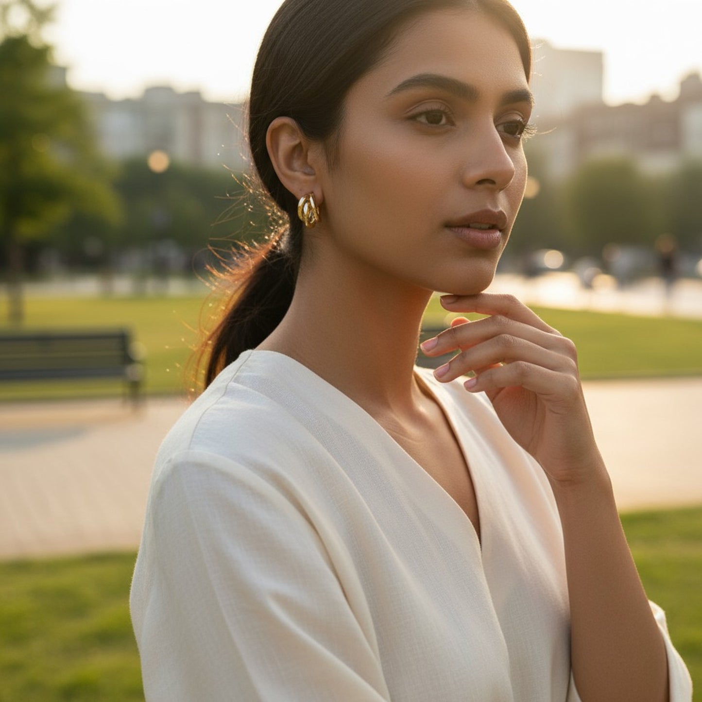 Armband Acryl Leo Bernstein vers. Farben modern dehnbar KARMA