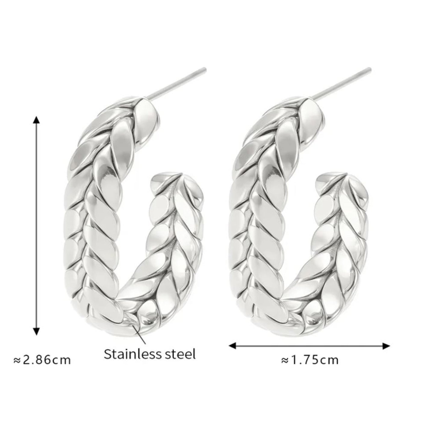 Gliederarmband Edelstahl Damen Gold oder Silber modern Armband KARMA