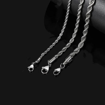 Halskette Edelstahl Herren 6 mm modern Kette wasserfest hypoallergen rostfrei Karma