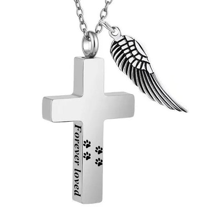 Kette Haustier Edelstahl Silber Schwarz oder Gold Halskette Karma