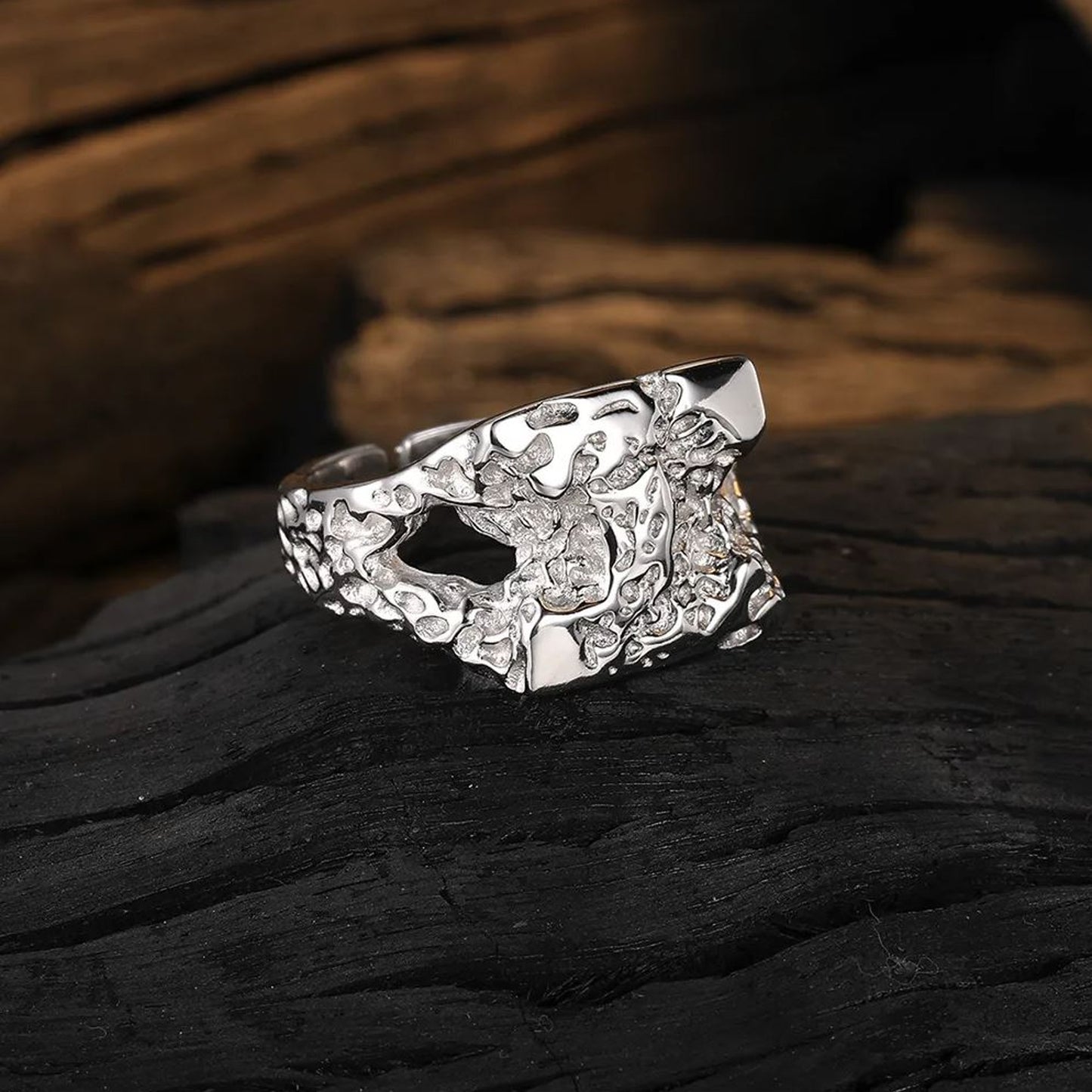 Statement Ring Damen Silber925 rhodiniert Ring modern KARMA