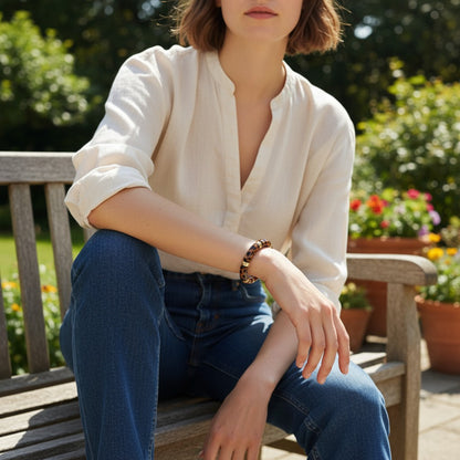 Armband Acryl Leo Bernstein vers. Farben modern dehnbar KARMA