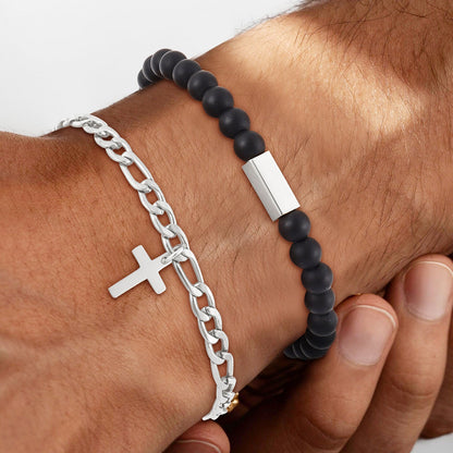 Armbandset Herren Edelstahl KARMA
