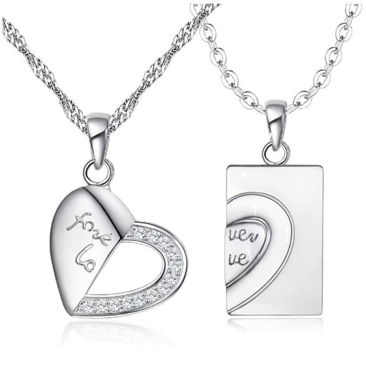 Partnerketten Herz silber KARMA