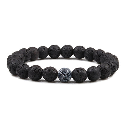 Armband Damen Lavasteine 2teilig KARMA