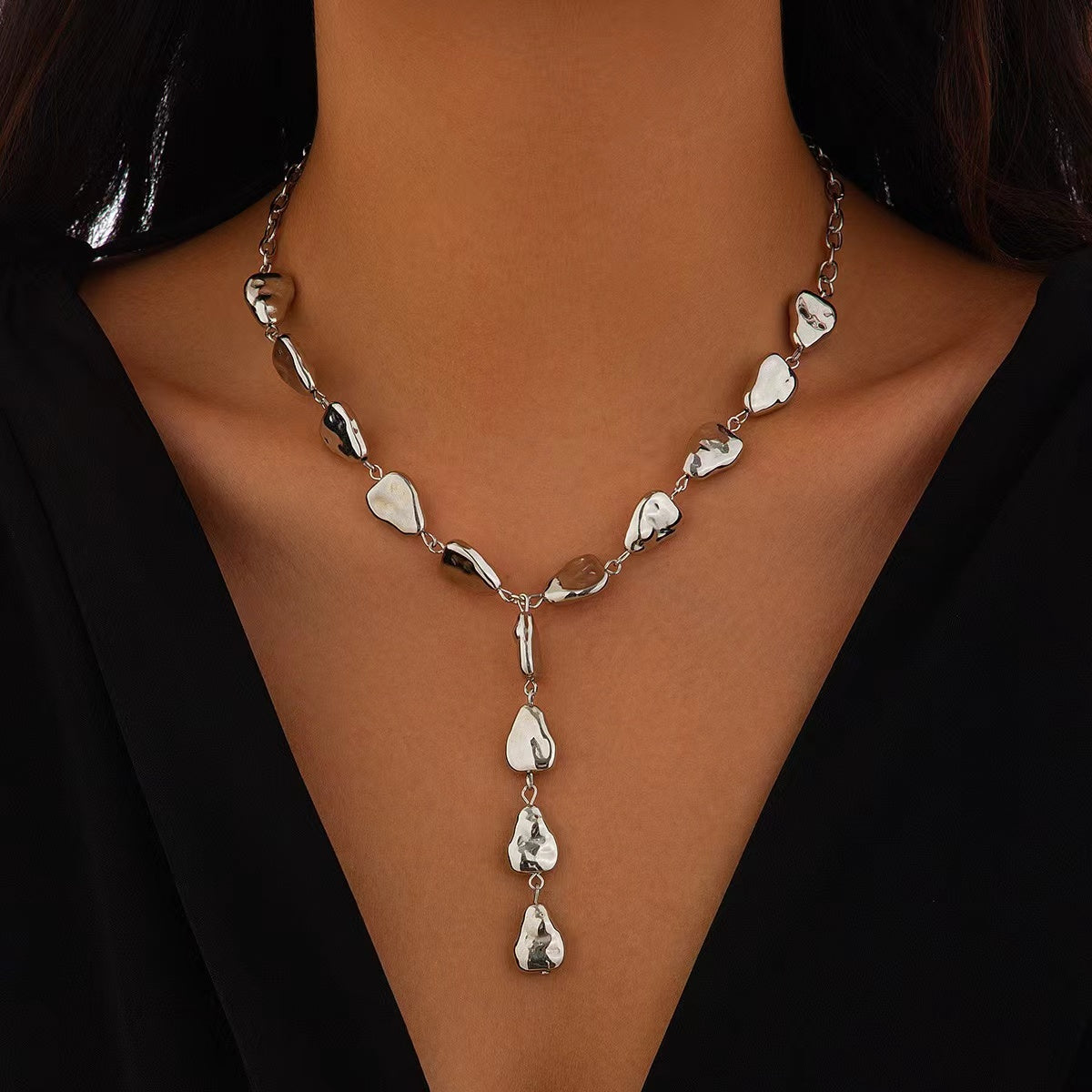 Y-Kette Silber oder Gold KARMA