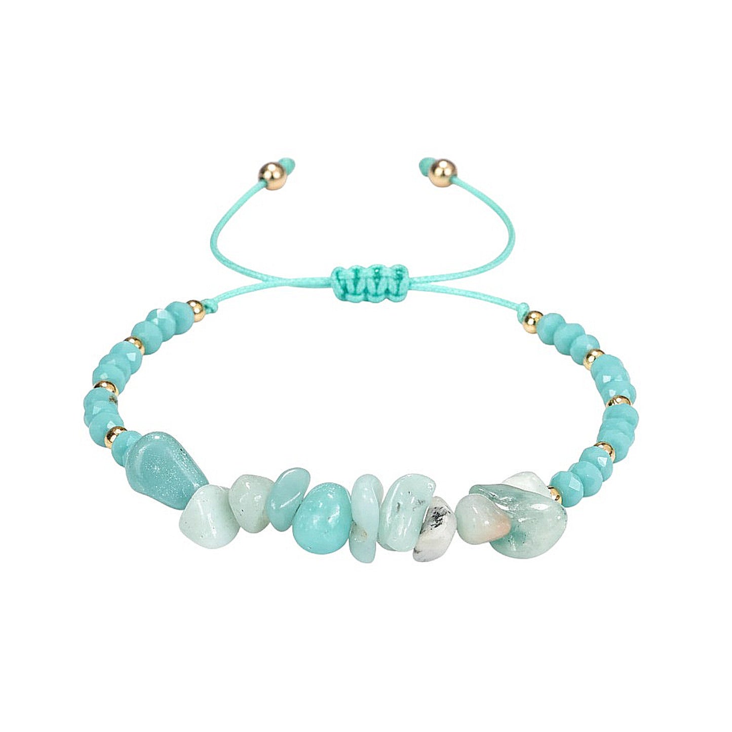Armband Naturstein Türkis Unisex Natursteinarmband Karma