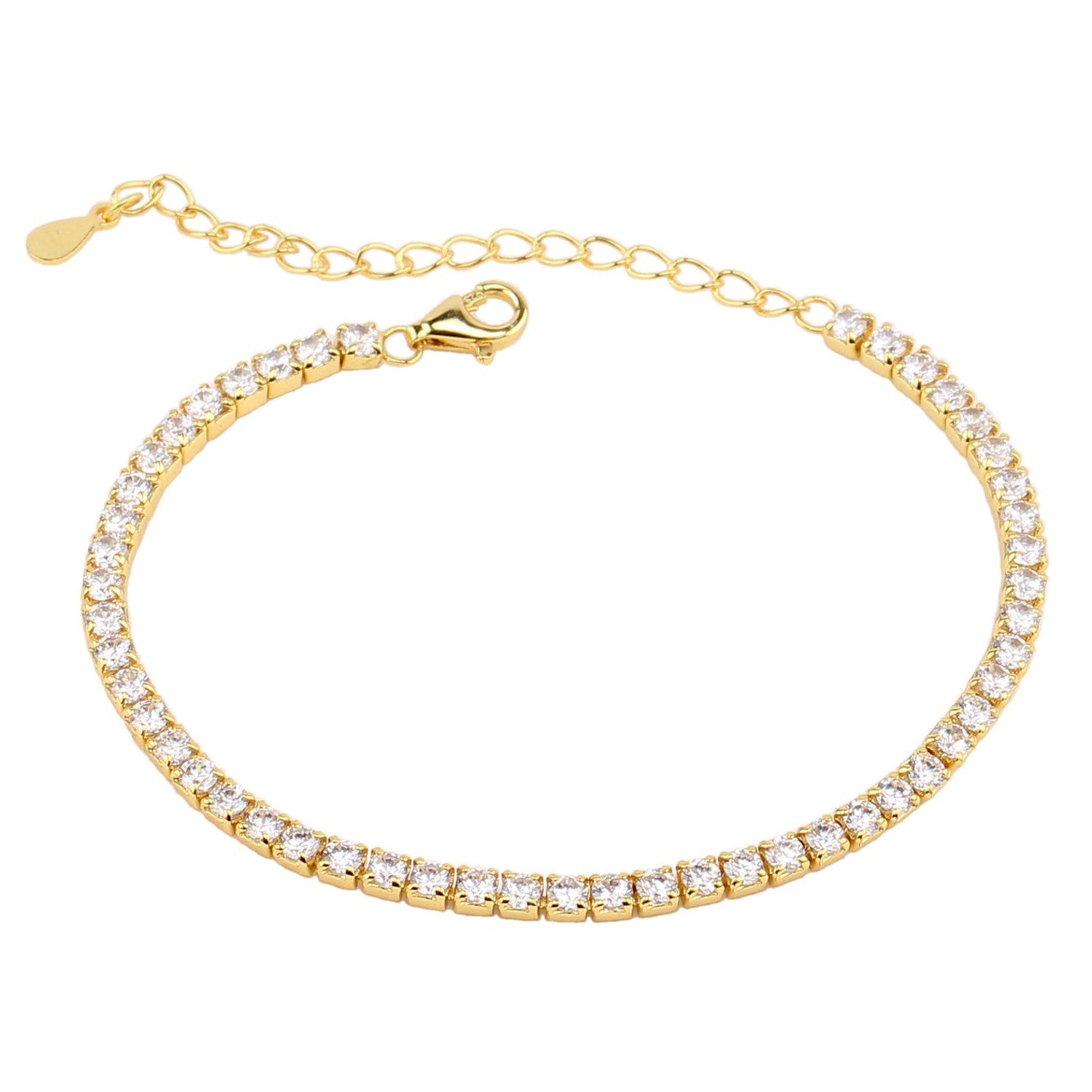 Kristall Armband Damen Silber 925 in Gold oder Silber KARMA