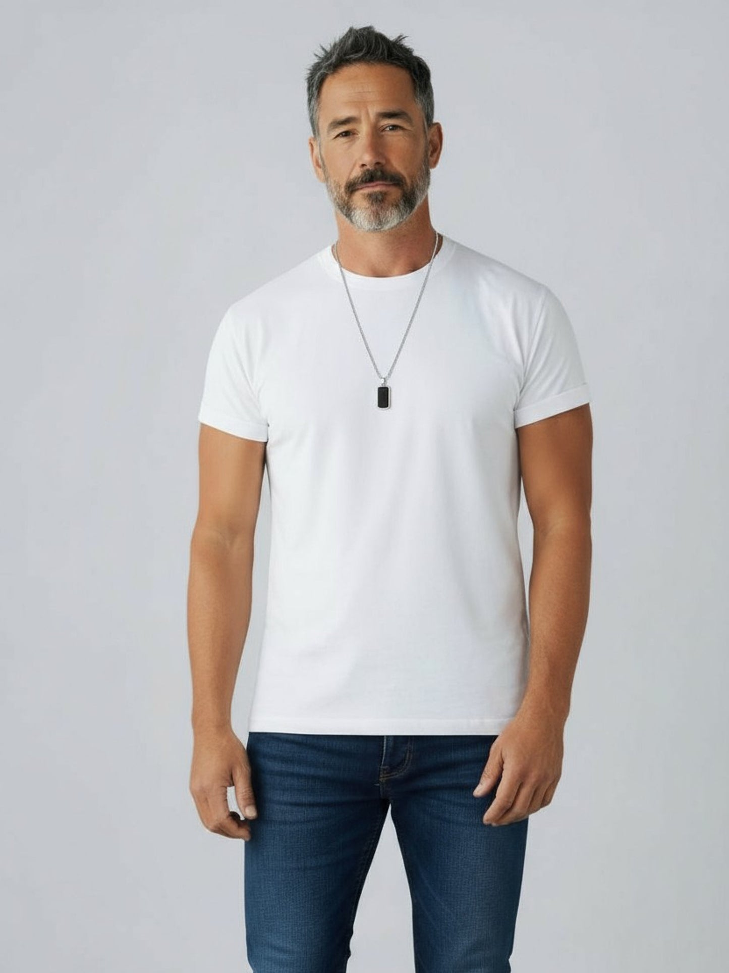 Halskette mit Anhänger für Herren aus Edelstahl KARMA