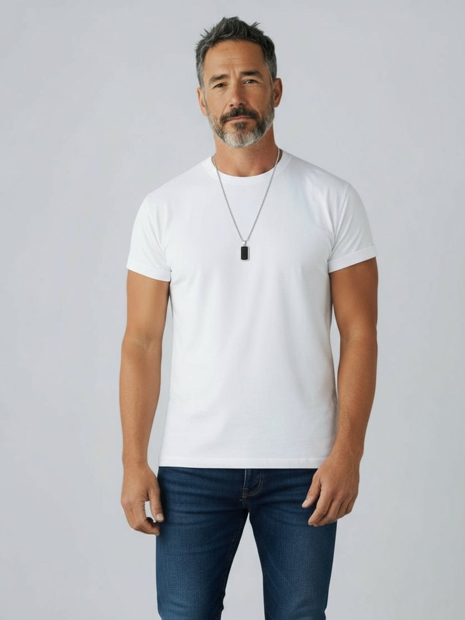 Halskette mit Anhänger für Herren aus Edelstahl KARMA