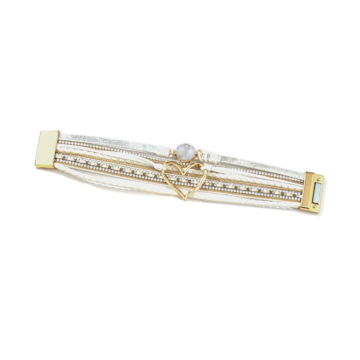 Lederarmband verschiedene Farben Karma