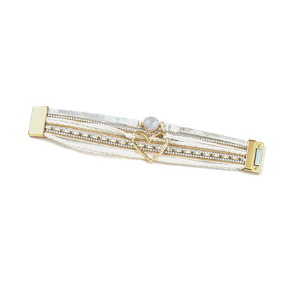 Lederarmband verschiedene Farben Karma