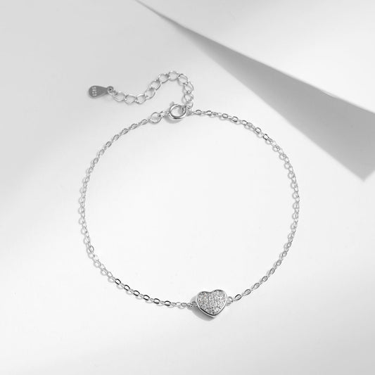 Damenarmband Silber 925 mit Herz KARMA