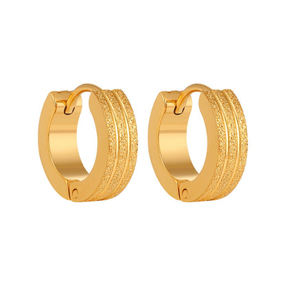 Creolen Edelstahl Gold oder Silber KARMA