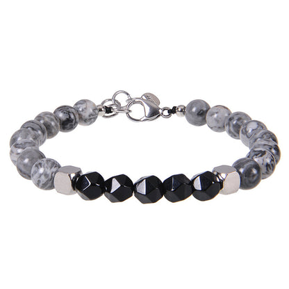 Armband Obsidian Grau Schwarz KARMA