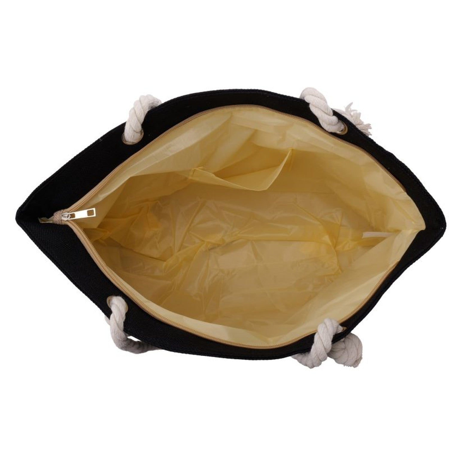 Strandtasche Schildkröte Schwarz Gold 54 cm modern Pooltasche Shopper Sommertasche Karma