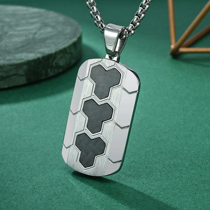 Halskette Edelstahl 60 cm Schwarz Herren Edelstahlkette wasserfest hypoallergen Karma