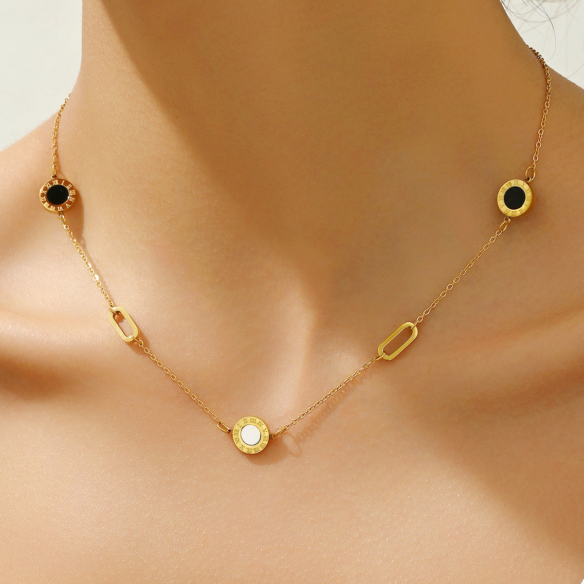 Halskette Gold Edelstahl KARMA