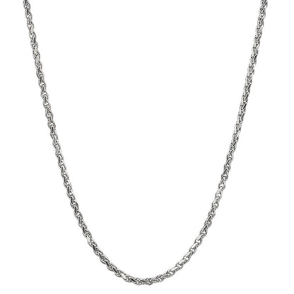 Halskette Edelstahl 60 cm Herren Edelstahlkette wasserfest hypoallergen Karma