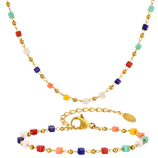 Schmuckset filigran bunt KARMA