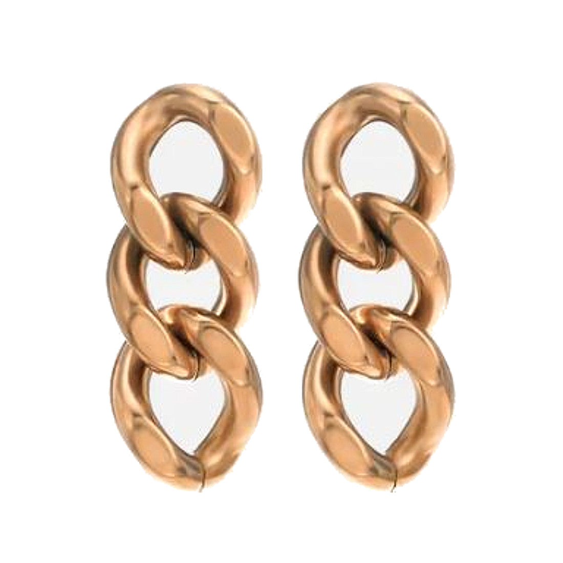 Ohrringe Hänger Edelstahl Roségold Silber oder Gold Karma