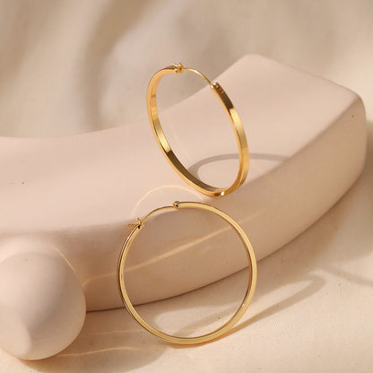 Creolen 5 cm Gold Damen Damenohrringe