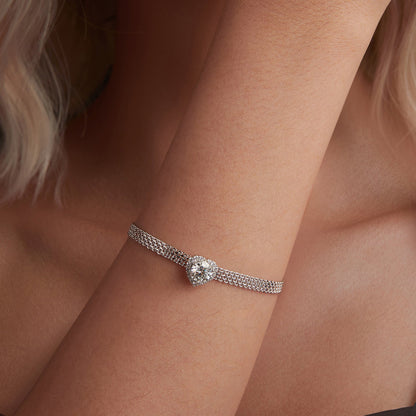 Armband Moissanite Silber925 KARMA