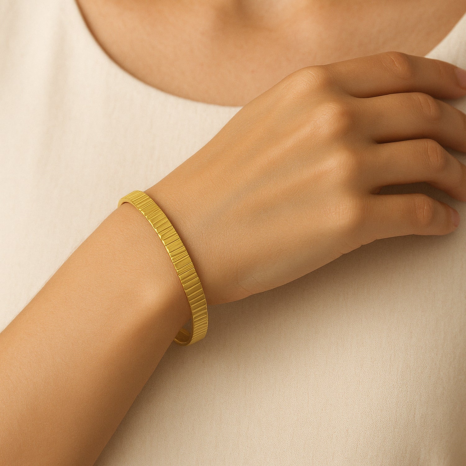 Armreif für Damen Gold KARMA