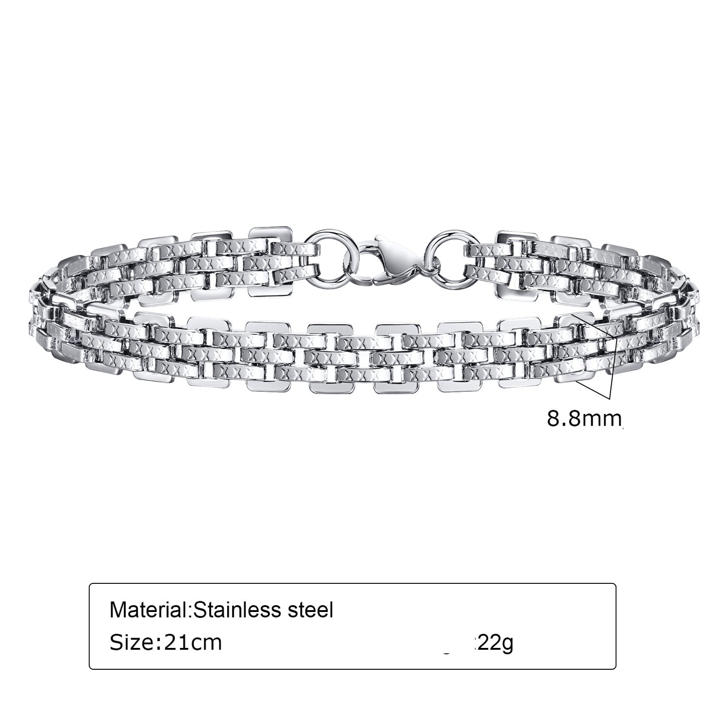 Armband Herren Edelstahl KARMA