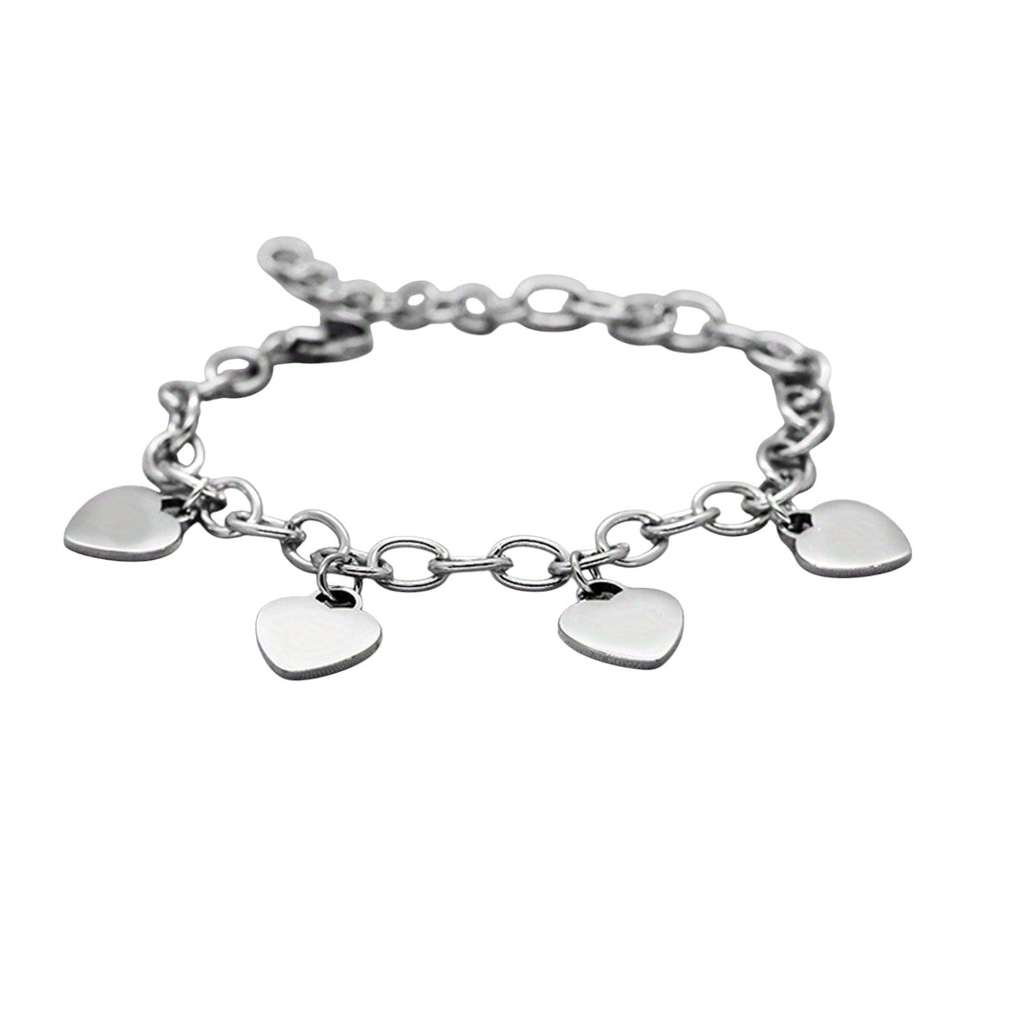 Bettelarmband mit Herzen Silber oder Gold KARMA