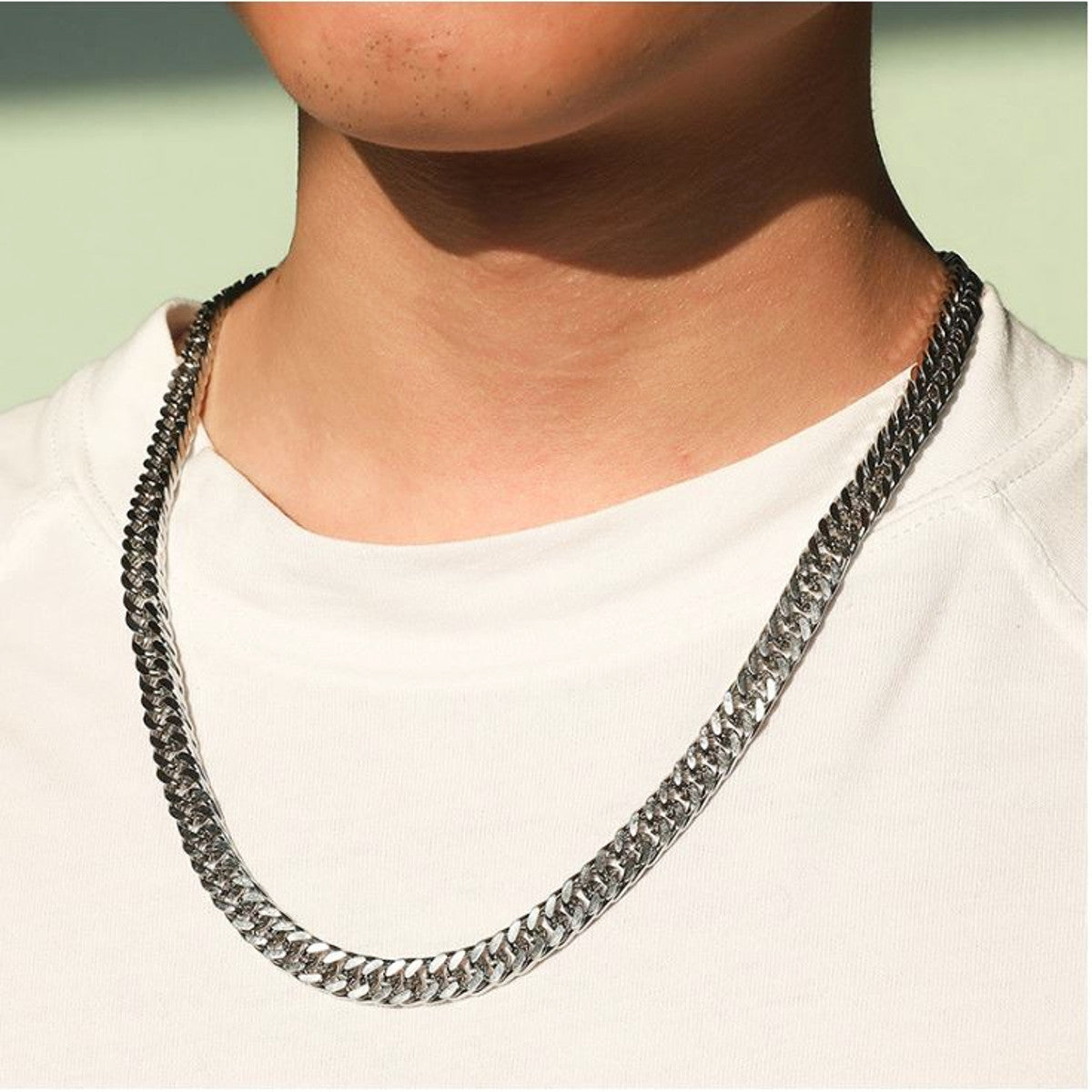 Schmuckset Herren Panzerkette und Armband KARMA